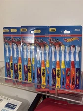Brush Buddies Hot Wheels Toothbrush for Kids, 5 Count Lot (6 Pack Multicolor)