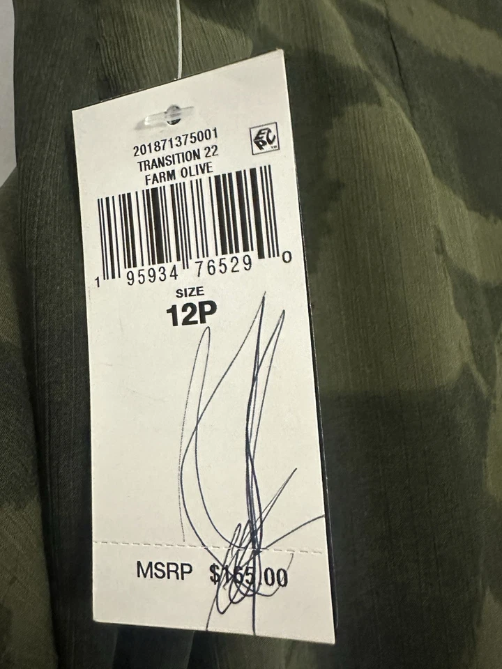 Saia Midi Lauren Ralph Lauren Estampa Zebra Georgette Tamanho 12 Pequena Babado Nova Com Etiqueta - Imagem 3 de 4