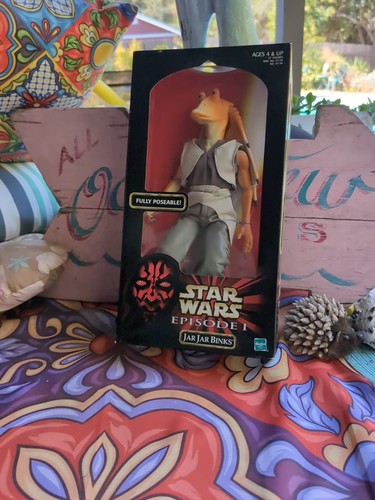 Brandneu Star Wars Episode 1 Glas Jar Binks 12-in Figur voll beweglich brandneu - Bild 19 von 21