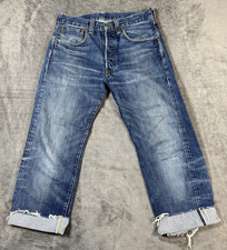 Levis LVC 501xx 1947 Jeans Mens 30x23 Big E Redline Selvedge Distressed Cut