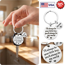 Best Mom Ever Keychain - Thoughtful Gift from Son for Mother's Day Birthdays