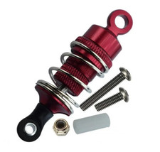 GPM Metal Upgrade REAR SHOCK ADJUSTABLE For KYOSHO BIKE HOR KM050 -RED-