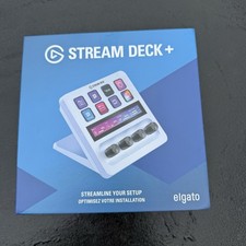 Elgato Stream Deck  Plus WHITE Studio Controller Fast Shipping
