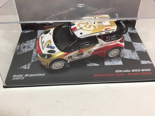 CITROEN DS3 WRC Loeb Rally Argentina 2013 1:43 Ixo Altaya Diecast - Imagen 2 de 2