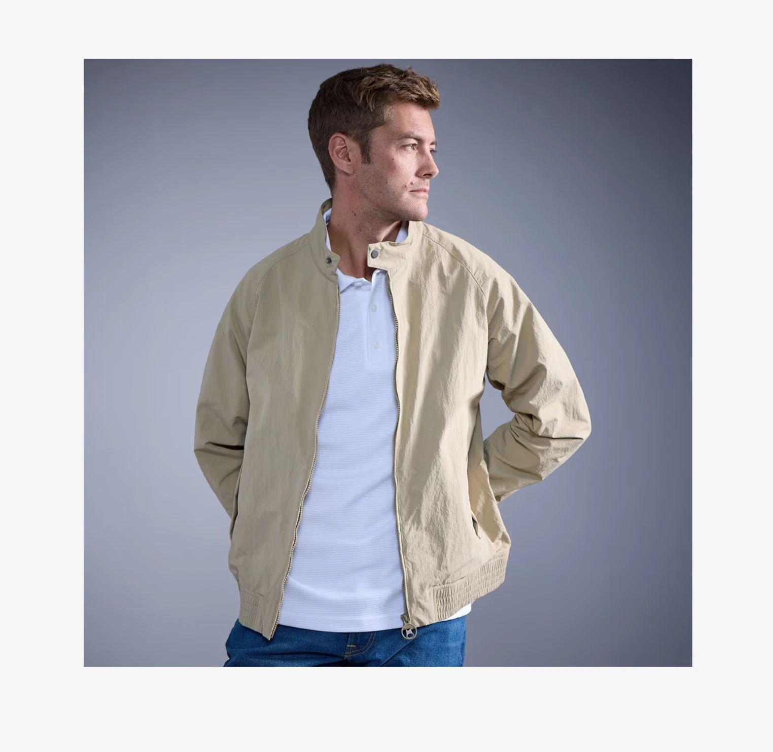 Barbour Royston Waterproof Harrington style Jacket Breathable & Stylish
Opens in a new window or tab