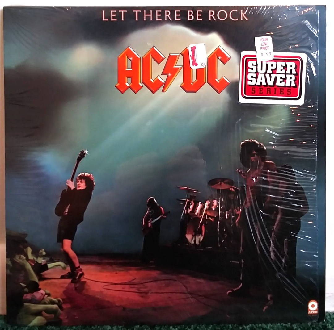 AC/DC – Let There Be Rock Vinyl 1980's LP - ATCO Records – SD 36