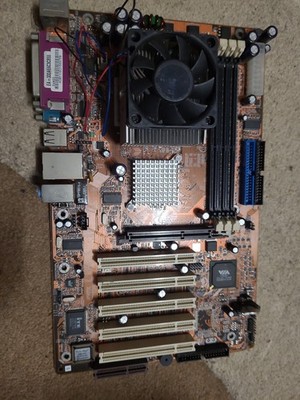 SYNTAX SV400 REV:1.0 Sockel A (462) AMD+ Athlon 2100+ Mainboard Ohne Blende