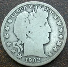US 1902-S Barber Half Dollar  **