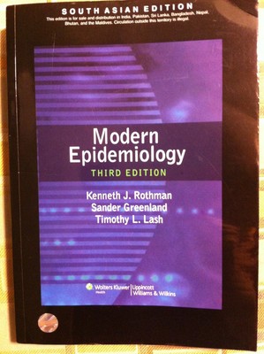Modern Epidemiology - hardcover Rothman, Kenneth J.|Greenland, Sander|Lash, ...