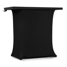 Vonyx DBE100 Mobile DJ Deck Stand with Scrim Cover & Carry Bag - Compact Folding