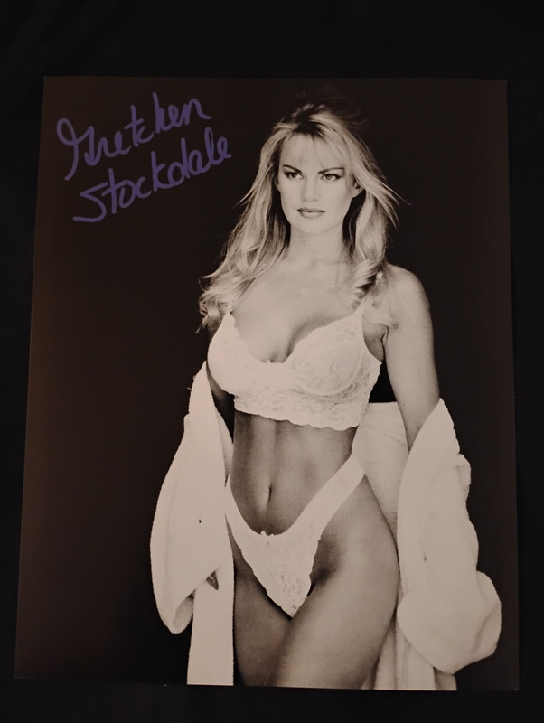 Gretchen Stockdale Signed Photo / 8"x10" / Model & Actress