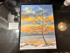 Snowy Day At The Lake #1