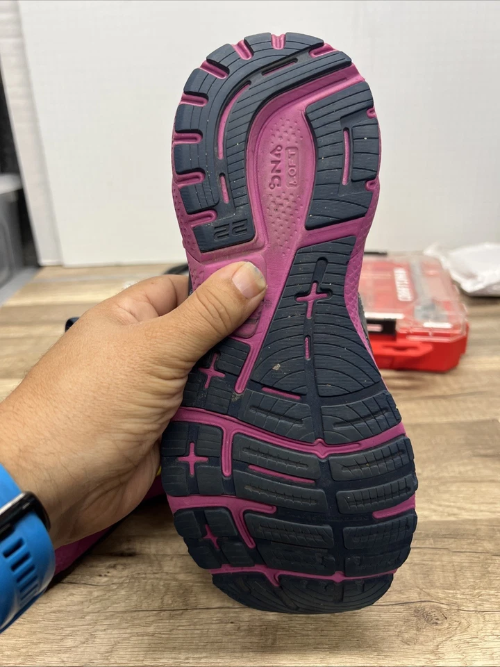 Brooks Adrenaline GTS 22 Tenis Zapatos Para Mujer 9 B Azul Púrpura Correr Caminar Foto 4 de 4