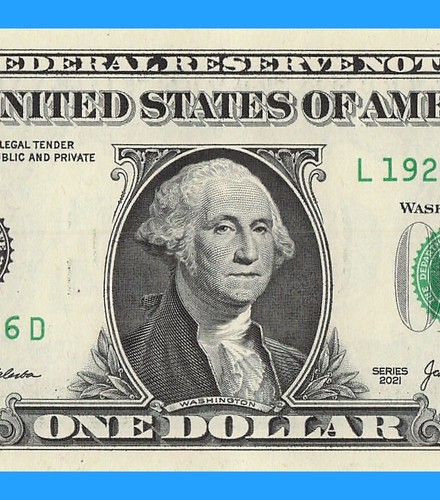 1923 1876 Tombstone Date Note Fancy Serial Number One Dollar Bill - Picture 5 of 11