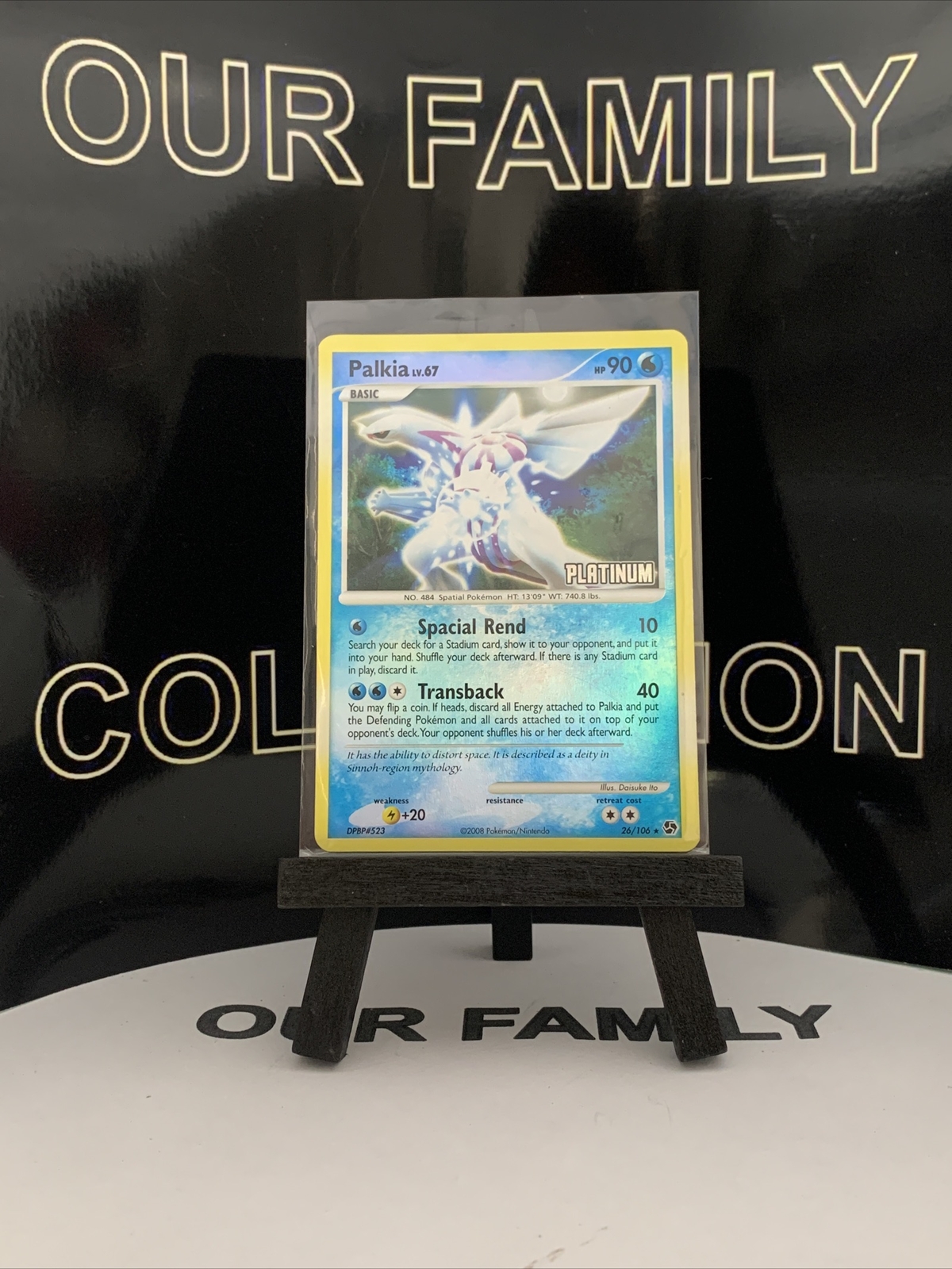 Palkia 26/106 Reverse Holo Stamped Great Encounters Pokemon TCG Near Mint