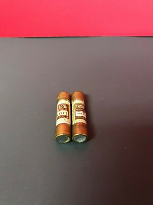 BUSSMANN TRON KAX 2- 2 AMP, 250 V, RECTIFIER FUSES- LOT OF 2