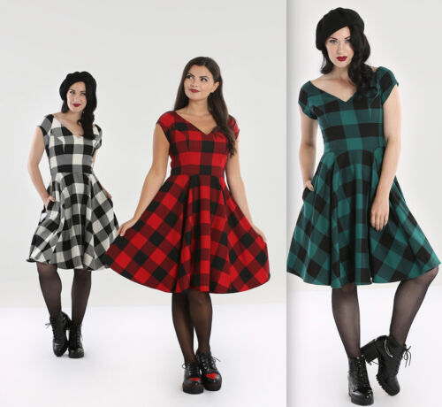Hell Bunny Philippa Top – Retro Rockabilly Navy Blouse, Stretchy Casual