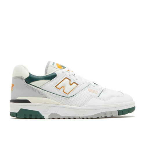 New Balance 550 White Nightwatch Green - Picture 1 of 6