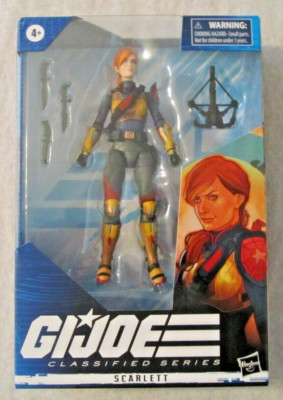 GI Joe Classified Series SCARLETT 6in Action Figure #05 ~ Hasbro ~ NIP 