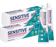2X- Natural White Sensitive Extreme Fluoride Anti Cavity Whitening Toothpaste