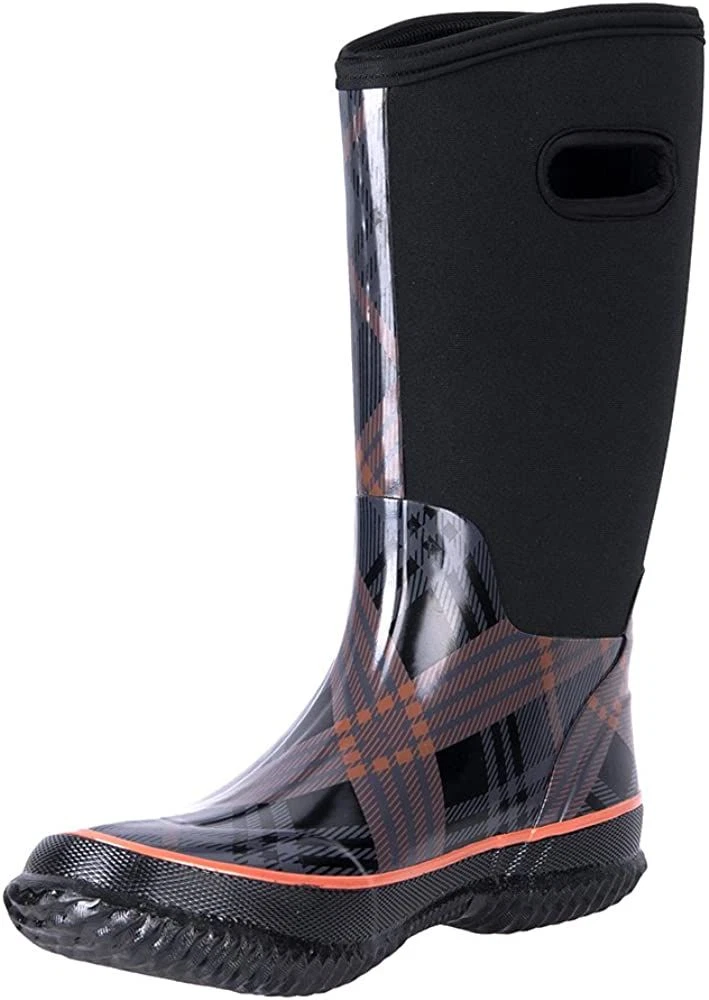 WTW Women s Rubber Rain Boots Waterproof Insulated Neoprene