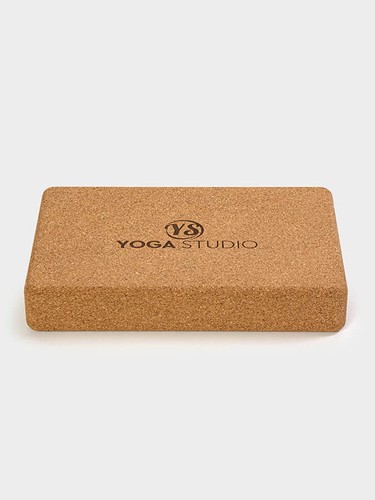 Yoga Studio The Comfortable Cork Flat Yoga Block Support Aid Eco Friendly - Picture 3 of 4