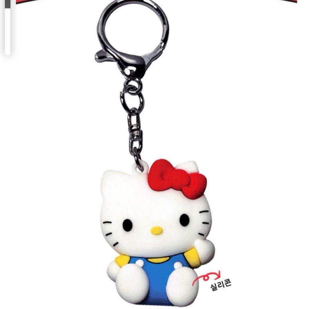 Korean T-Money Sanrio Limited Hello Kitty Silicon keychain keyring