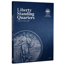 The Official Whitman Coin 3-Page Folder 1916-1930 Liberty Standing Quarters New 