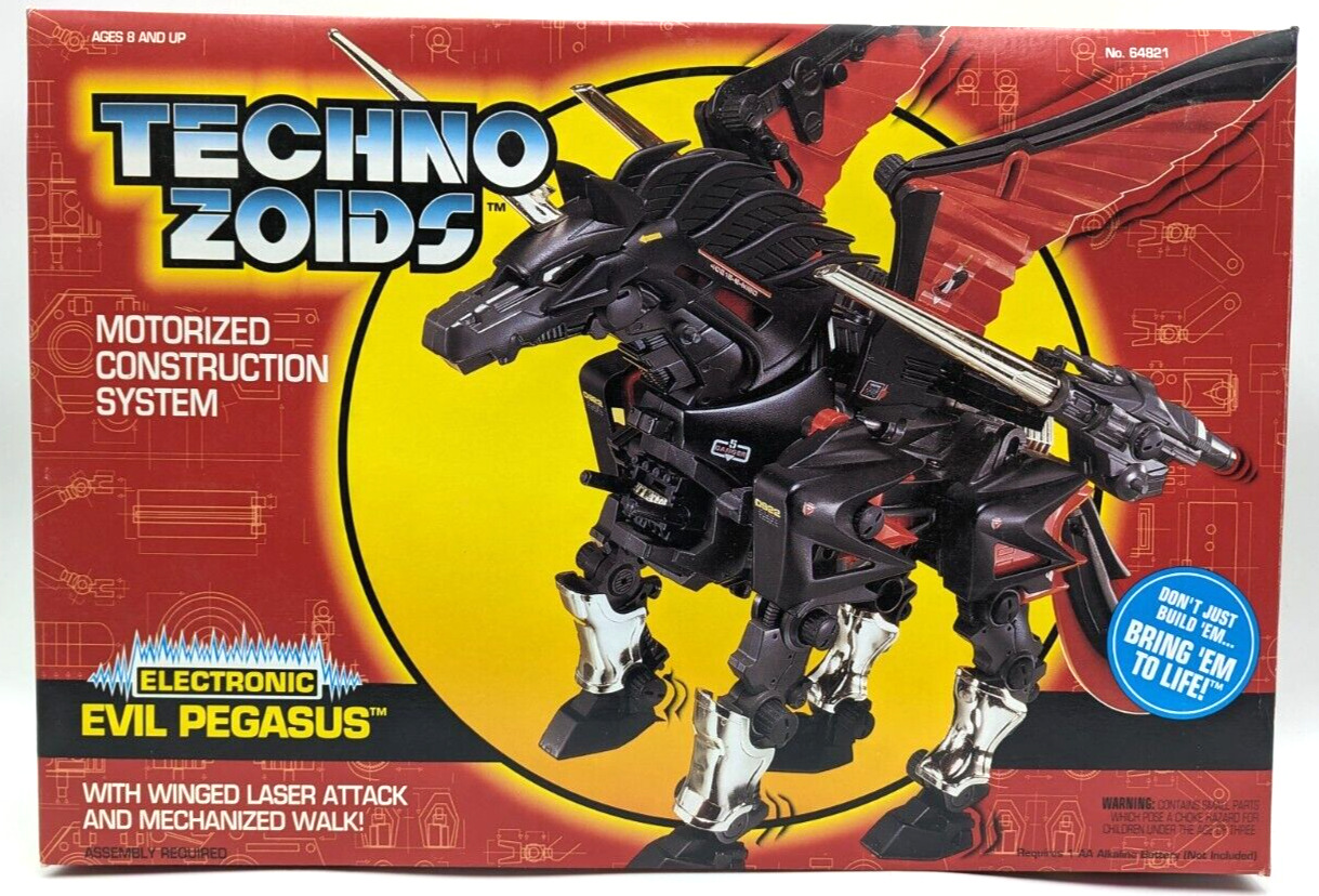Vintage 1994 Kenner Techno Zoids Electronic Evil Pegasus Figure  New Opened Box