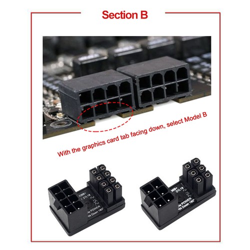 GPU Power Board 8 Pin GPU Power Connector GPU PCIe for PC Computer Graphics Card - Zdjęcie 10 z 24