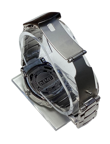 Women's August Steiner Diamond Watch AS8016BU Silver Date WR New Battery - Picture 7 of 8
