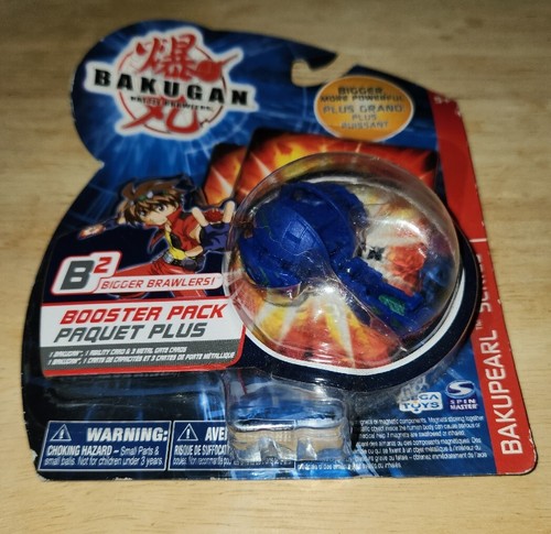 Bakugan B2 Booster Pack Aquos Limulus nuovo in confezione serie Bakupearl - Foto 3 di 7