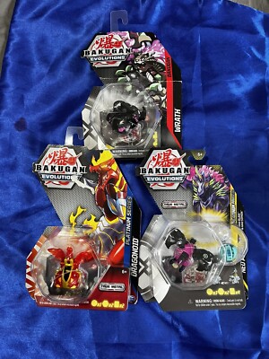 Bakugan EVOLUTIONS Darkus WRATH & Dragonoid , NEO PEGATRIX Platinum Series, New