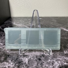 Official Nintendo DS 3-in-1 Game Cartridge Case Holds 3 Games Gray C11