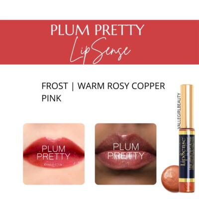 PLUM PRETTY LipSense New & Sealed FULL SIZE Liquid Lip Color By SeneGence