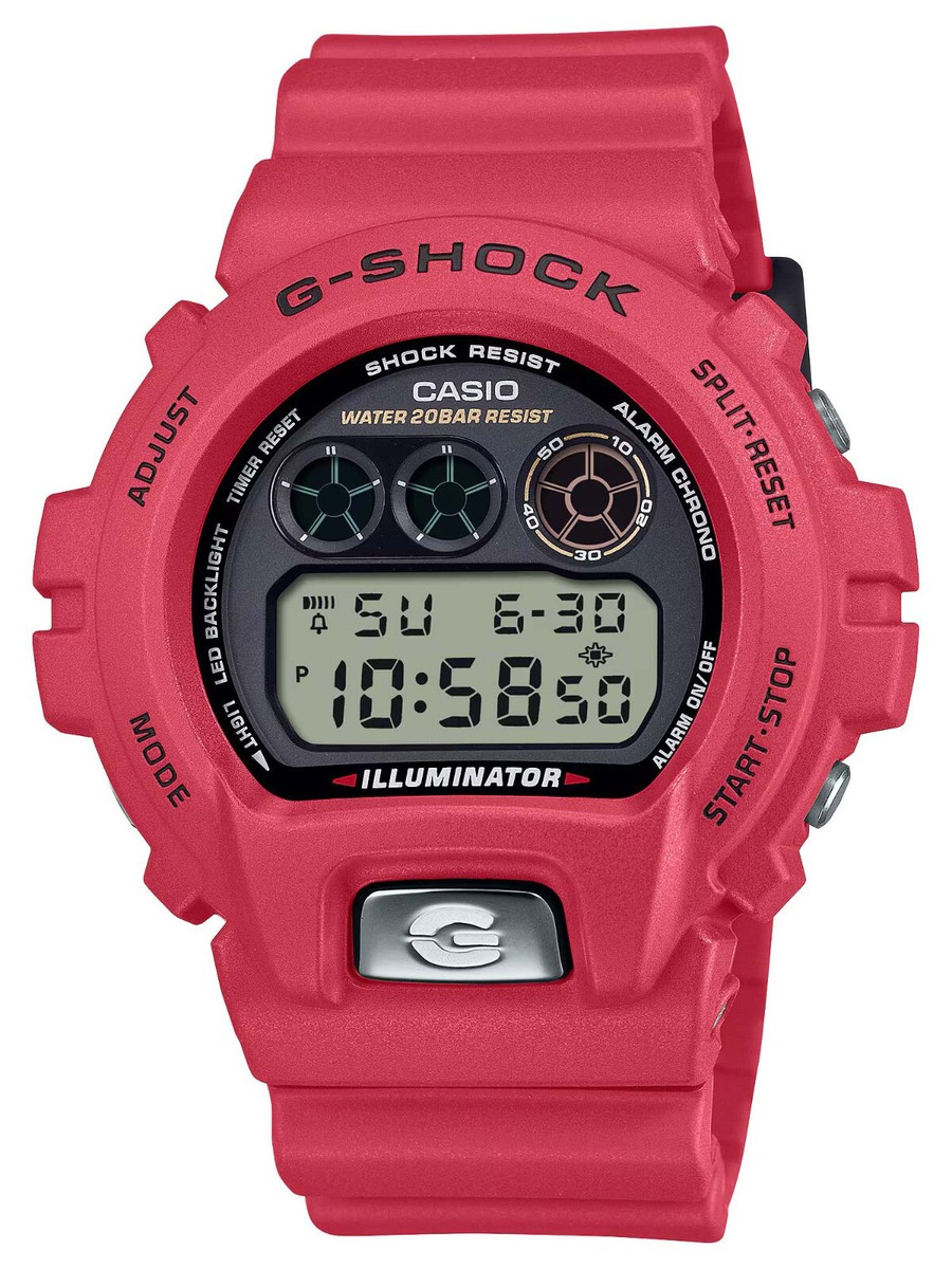NEW Casio G-Shock 6900 LINE 30TH ANNIVERSARY Red Digital Mens