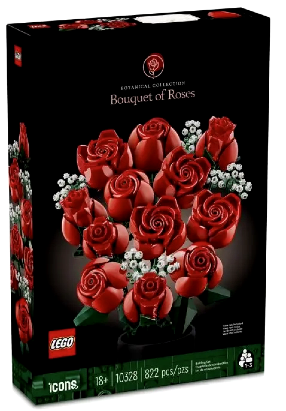 LEGO Icons Bouquet of Roses – Happy Up Inc Toys & Games