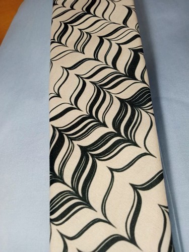 Trippy Striped Repp NeckTie Handmade Sewn By Ruth Doby Vintage Dipped Ripple - 第 4/11 張圖片