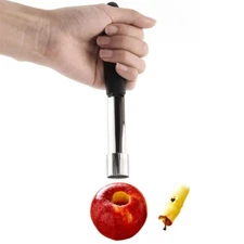 Fruit Core Seed Remover Kitchen Tool Apple Pear Corer Easy Twist Stainless Steel