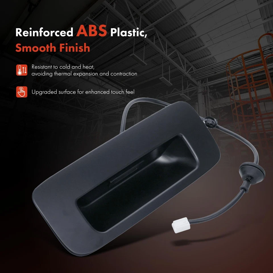 1x Manija de puerta trasera negra imprimada para Toyota Sequoia 2008 2009 2010 2011 2012-2018 Foto 3 de 4