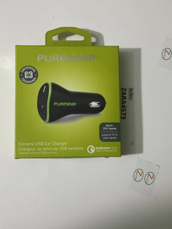 PureGear DUAL USB Chargers 12W - Wall or Car - Qualcomm Quick Charge 2.0 - Image 4 of 4