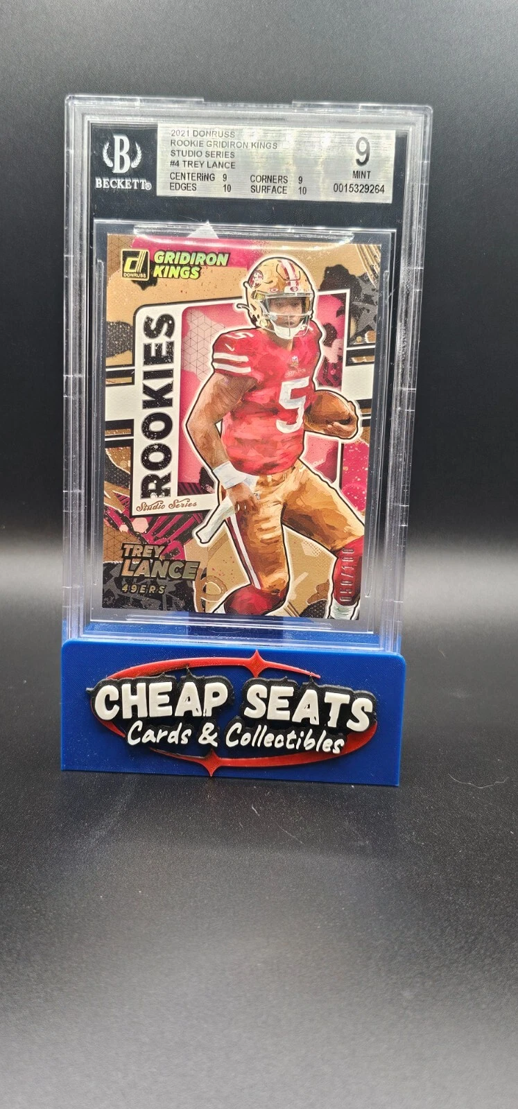 Trey Lance Panini Donruss Rookie Gridiron Kings #RGKTLA Studio Series