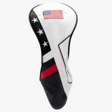 USA American Flag Golf Driver Head Cover Embroidered New