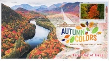 24-248, 2024, Autumn Colors, First Day Cover, Digital Color Postmark, Americover