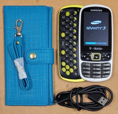Samsung Gravity 3 III SGH-T479 - White & Green (T-Mobile) Phone -Very Rare Color