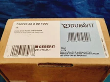 Duravit 790220000001000 / Geberit 261.775.21.1 Cable Waste Overflow Chrome Tub