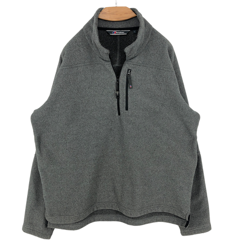 Veste polaire full zip sans manches Gris chiné Patagonia logo brodé entreprise polyester taille M - Vêtements