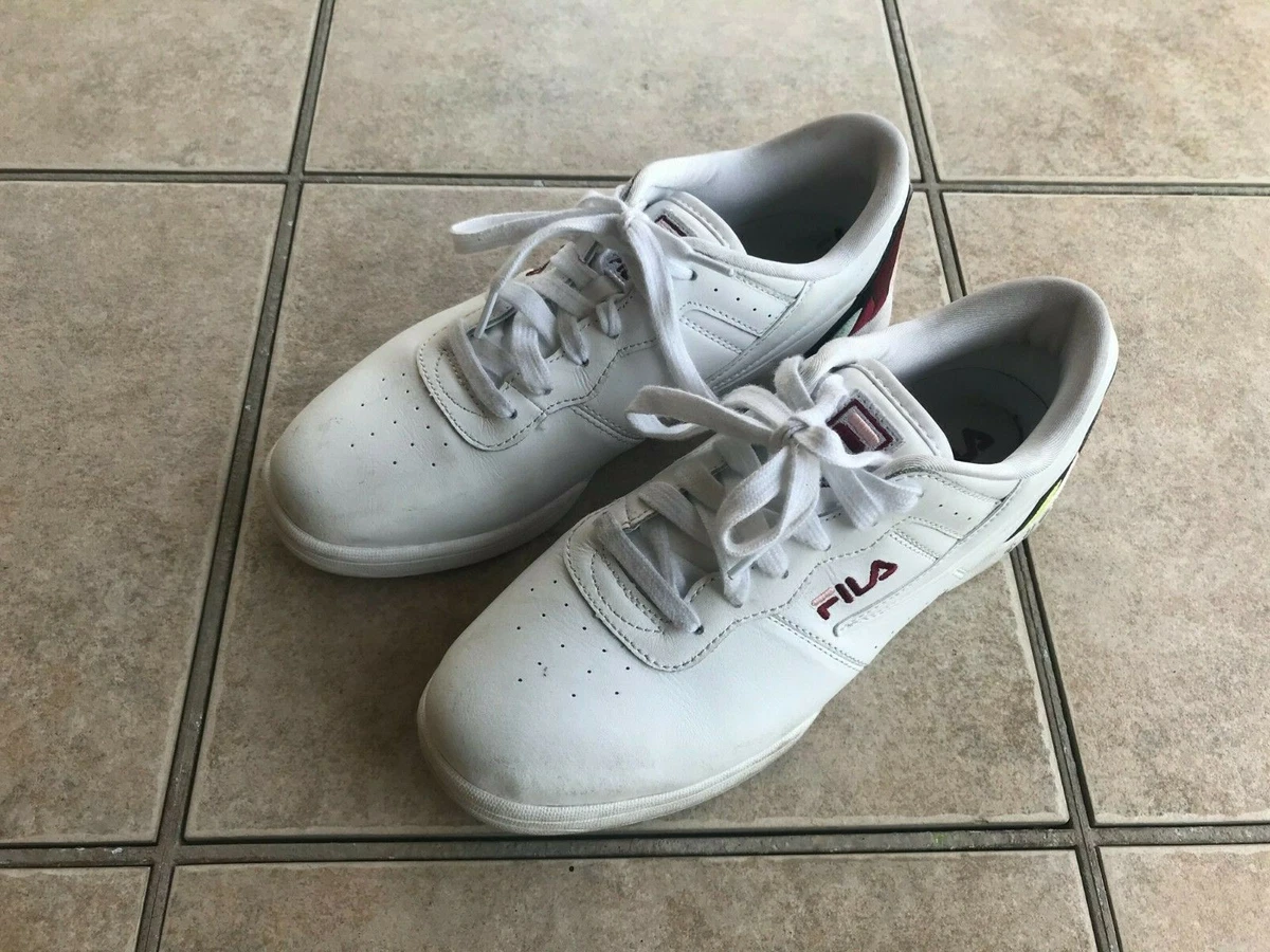 Fila embroidered on sale shoes