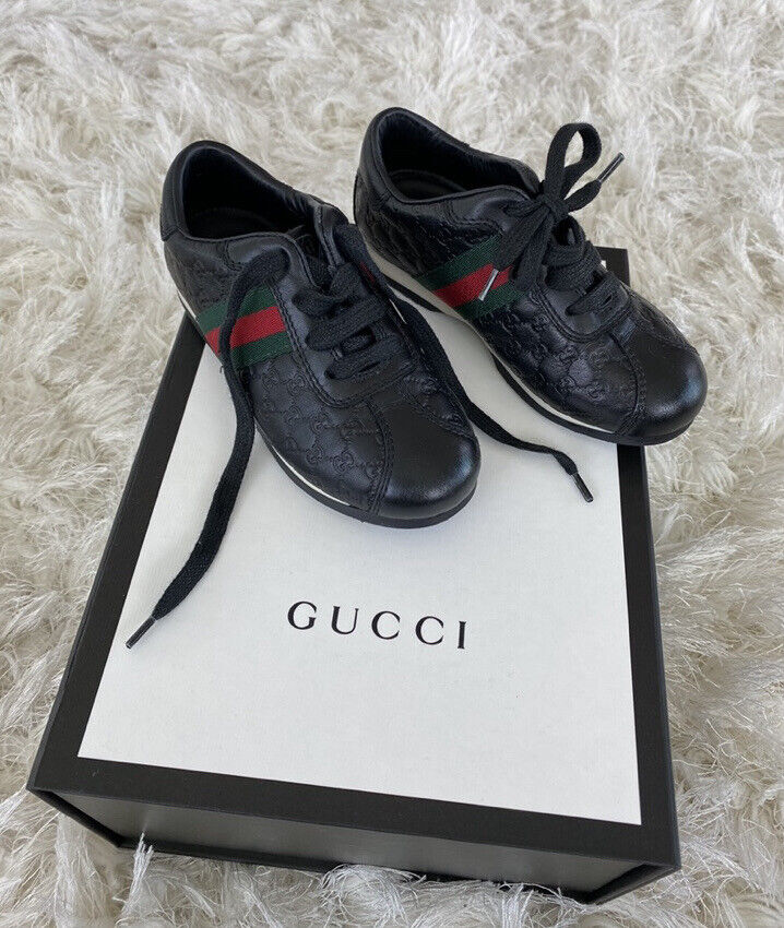 Gucci Shoes | Toddler Boys Gucci Sneakers | Color: Black Gucci Shoes | Toddler Boys Gucci Sneakers | Color: Black