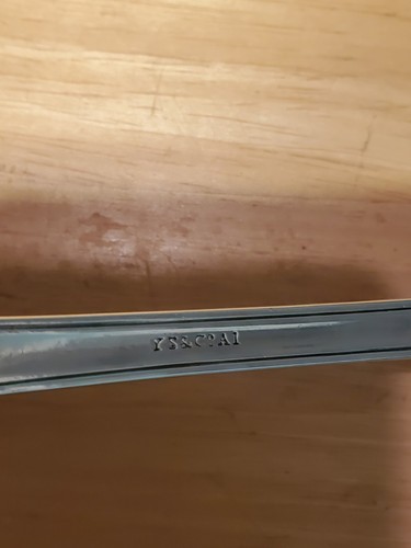 soup ladle with monogram M. - Picture 3 of 6